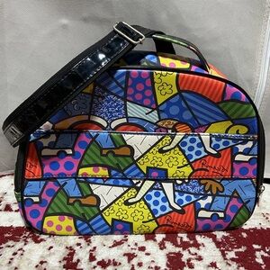 BRITTO Small Travel Bag. Adjustable Cross-body and Top Handle Carry